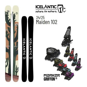 �y3/25�܂Ł�3000�~�ȏ��300�~OFF�N�[�|���zICELANTIC �A�C�X�����e�B�b�N �X�L�[ MAIDEN 102 (24-25 2025) + 26 �}�[�J�[ GRIFFON 13 �t���[���C�h�X�L�[ ���{���K�i�yL2�z�y����s�z