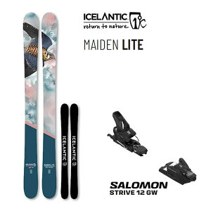 �y3/25�܂Ł�3000�~�ȏ��300�~OFF�N�[�|���zICELANTIC �X�L�[ 2024 MAIDEN LITE 101 (23-24) + 26 �T������ STRIVE 12 �A�C�X�����e�B�b�N �t���[���C�h�X�L�[ �X�L�[�Z�b�g�yL2�z�y����s�z