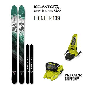 ICELANTIC �X�L�[ 2024 PIONEER 109 �p�C�I�j�A109 (23-24 2024) + 26 �}�[�J�[ GRIFFON 13 110mm �u���[�L �A�C�X�����e�B�b�N �X�L�[�yL2�z�y����s�z
