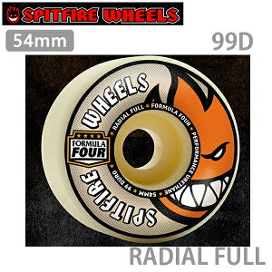 �X�P�{�[ �E�B�[�� �X�s�b�g�t�@�C�A SPITFIRE F4�iFORMULA FOUR�j 99DU RADIAL FULL WHITE ORANGE 54mm �X�P�[�g�{�[�h