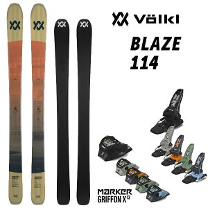 �y�\��z�t�H���N���X�L�[�� VOLKL BLAZE 114 (26-27 2027) + 27 �}�[�J�[ GRIFFON X 13 (120mm)���{���K�i �yL2�z�y������s�z