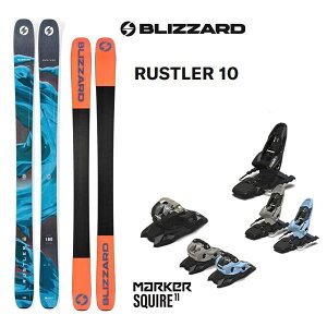 �y�\��z�u���U�[�h�X�L�[ RUSTLER 10 (26-27 2027) + 27 �}�[�J�[ SQUIRE 11 (110mm ) blizzard �X�L�[�yL2�z�y����s�z