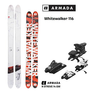 �A���}�_ �X�L�[�� ARMADA WHITEWALKER 116 + 27 �A���}�_ STRIVE 14 GW 115mm (armada �X�L�[�Z�b�g) (26-27 2027) ���{���K�i�yL2�z�y����s�z
