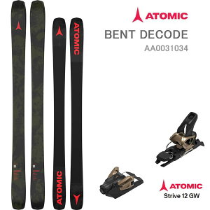 �y�\��zATOMIC Bent Decode + 27 �A�g�~�b�N STRIVE 12 GW 90mm�u���[�L (�A�g�~�b�N �X�L�[�Z�b�g) (26-27 2027) �yL2�z�y����s�z