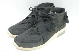 【中古】NIKExFEAR OF GOD FOG AIR FEAR OF GOD RAID AT8087-002 ナイキ スニーカー 28cm 黒 ブラック ロゴ メンズ