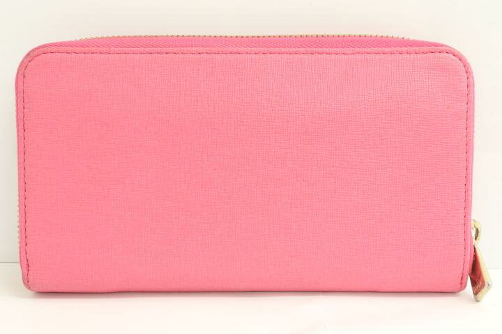 楽天市場 Furla Babylon ラウンドジップ長財布フルラ 長財布 ピンク 桃 ロゴ レディース 中古 古着のオーバーフロークロージング