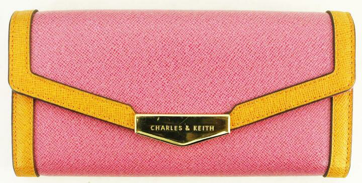 楽天市場】【中古】 Charles & Keith 長財布チャールズ&キース 長財布 