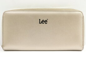 【中古】LEE 長財布 -- がま口 長財布 LEE -- 金 ゴールド ロゴ