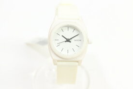 【中古】NIXON レディース腕時計 -- small time teller NIXON -- 白 ホワイト ロゴ