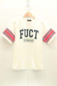 【中古】SOFT MACHINE メンズTシャツ -- フットボールTシャツ SOFT MACHINE 20th Anniversary Collection 白 ホワイト 紺 ネイビー 赤 レッド プリント