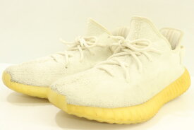 【中古】adidas メンズスニーカー 28cm YEEZY BOOST 350 V2 adidas 28cm アイボリー 無地