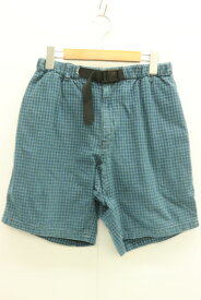 【中古】L.L.Bean メンズショートパンツ S ショートパンツ L.L.Bean S 青 ブルー チェック