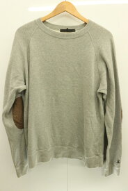 【中古】 SOPHNET. メンズスウェット M ELBOW PATCH CREW NECK SWEAT SOPHNET. M 黒 ブラック 無地