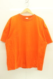 【中古】 CAMBER メンズTシャツ XL マックスウェイト 半袖Tシャツ CAMBER XL オレンジ 橙 無地