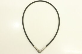 【中古】 colantotte メンズネックレス -- ネックレス Colantotte -- 黒 ブラック 銀 シルバー ロゴ