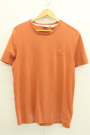 【中古】 Calvin Klein メンズTシャツ S Tシャツ Calvin Klein S オレンジ 橙 ロゴ
