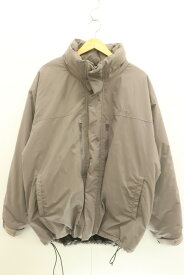 【中古】 HUF メンズ中綿ジャケット XL STANDARD PUFFER JACKET HUF XL グレー 灰 ロゴ