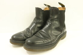 【中古】 DR.MARTENS メンズブーツ UK7 サイドゴアブーツ DR.MARTENS UK7 黒 ブラック レザー 10297