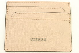 【中古】 GUESS レディースカードケース -- カードケース GUESS -- ピンク 桃 ロゴ