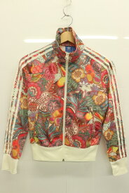 【中古】 adidas レディースジャージ　トラックジャケット M Fugiprabali Firebird Track Jacket adidas M 赤 レッド 総柄