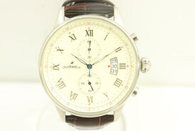 【中古】 OROBIANCO メンズ腕時計 -- メンズ腕時計 OROBIANCO -- 黒 ブラック 銀 シルバー ロゴ OR-0040