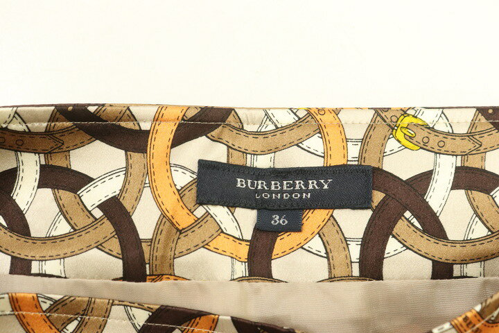 楽天市場】【中古】 BURBERRY LONDON レディースプリーツスカート 36  
