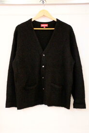 【中古】 Supreme メンズカーディガン M Supreme/20AW/Brushed Mohair Cardigan/M/黒 ブラック