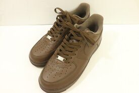 【中古】 NIKE メンズスニーカー 28 NIKE AIR FORCE1 LOW SP B-BROWN NIKE SUPREME 28 茶 ブラウン ロゴ
