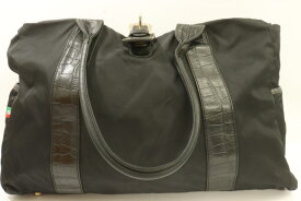 【中古】 OROBIANCO メンズボストンバッグ -- ボストンバッグ OROBIANCO -- 黒 ブラック