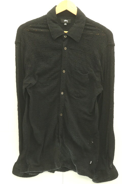 楽天市場】【中古】 STUSSY メンズ長袖シャツ M stussy LACE LS SHIRT