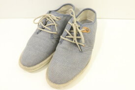 【中古】 Timberland メンズスニーカー 25.5cm アースキーパー CITY SHUFFLER Timberland 25.5cm 水色 アクアブルー 無地