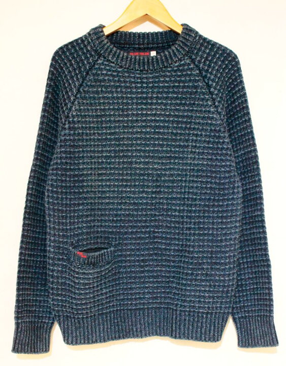 楽天市場】【中古】 BLUE BLUE メンズニット セーター 3 BLUE BLUE 