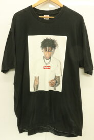 【中古】 Supreme メンズTシャツ XL 23AW NBA Youngboy Tee Supreme XL 黒 ブラック プリント