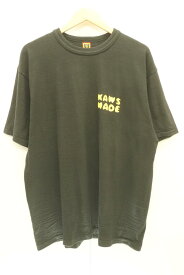 【中古】 HUMAN MADE メンズTシャツ XXXL 24SS KAWS MADE GRAPHIC T-SHIRT HUMAN MADE x KAWS XXXL 黒 ブラック バックプリント