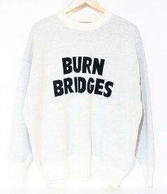 【中古】 SPICK AND SPAN レディースニット セーター SPICK AND SPAN/ダブルジャガードロゴニット/セーター/白 ホワイト/23-080-200-6430-4-0