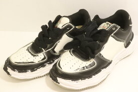 【中古】 MIHARA YASUHIRO メンズスニーカー 42 WAYNE LOW LEATHE Maison MIHARA YASUHIRO 42 黒 ブラック 白 ホワイト 無地