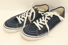 【中古】 VANS メンズスニーカー 27.5cm WALBER ウォルバー V40CL+DECON VANS 27.5cm 紺 ネイビー ロゴ