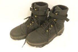 【中古】 DR.MARTENS メンズブーツ UK8 Combs Tech Ii Combat Boot DR.MARTENS UK8 黒 ブラック ロゴ