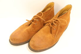 【中古】 MEN'S BIGI メンズブーツ 3 スエードチャッカブーツ MEN'S BIGI 3 茶 ブラウン 無地