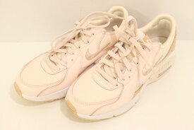 【中古】 NIKE レディーススニーカー 24 WMNS AIR MAX EXCEE スニーカー NIKE 24 ベージュ 肌色 ピンク 桃 ロゴ