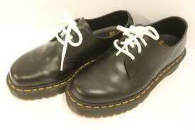 【中古】 DR.MARTENS レディースレザーシューズ UK5 3ホールシューズ DR.MARTENS UK5 黒 ブラック 無地