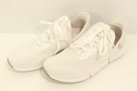 【中古】 Reebok レディーススニーカー 23cm DailyFit AP Shoes Reebok 23cm 白 ホワイト ピンク 桃 ロゴ