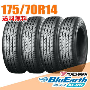 �y�^�C�������\�z 4�{�Z�b�g 14�C���` 175/70R14 84S ���R�n�} �u���[�A�[�X AE-01F AE01F YOKOHAMA BlueEarth �T�}�[�^�C��