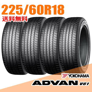 �y�^�C�������\�z 225/60R18 100V ���R�n�} �A�h�o�� V61 YOKOHAMA SUV �T�}�[�^�C��4�{