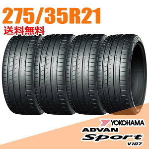 �y�^�C�������\�z4�{�Z�b�g 21�C���` 275/35R21 103Y XL YOKOHAMA �A�h�o�� �X�|�[�c V107 �T�}�[�^�C��