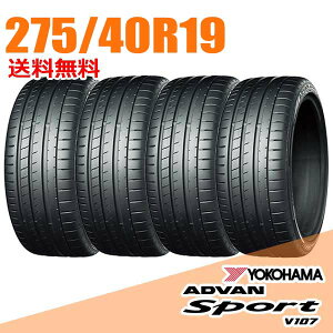 �y�^�C�������\�z4�{�Z�b�g 19�C���` 275/40R19 105Y XL YOKOHAMA �A�h�o�� �X�|�[�c V107 �T�}�[�^�C��