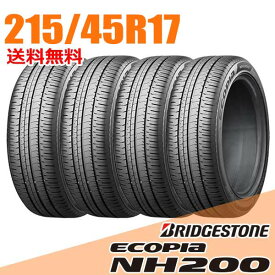 【タイヤ交換可能】4本セット 17インチ 215/45R17 91W XL BRIDGESTONE ブリヂストン エコピア NH200 C サマータイヤ