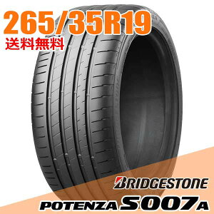 �y�^�C�������\�z2�{�Z�b�g 19�C���` 265/35R19 98Y XL BRIDGESTONE �u���a�X�g�� �|�e���U S007 A �T�}�[�^�C��