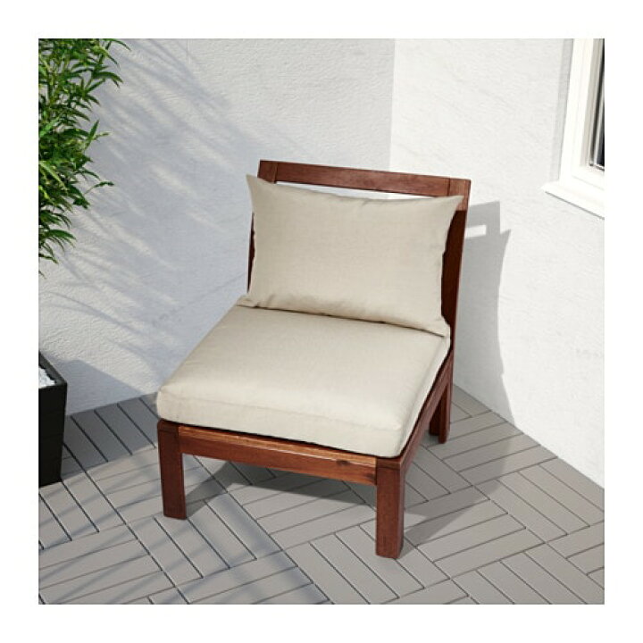 楽天市場 Ikea イケア 通販 Auml Pplar Ouml エップラロー 1人掛けソファ 屋外用 ブラウン ブラウンステイン 4051 Webyセレクション 楽天市場店
