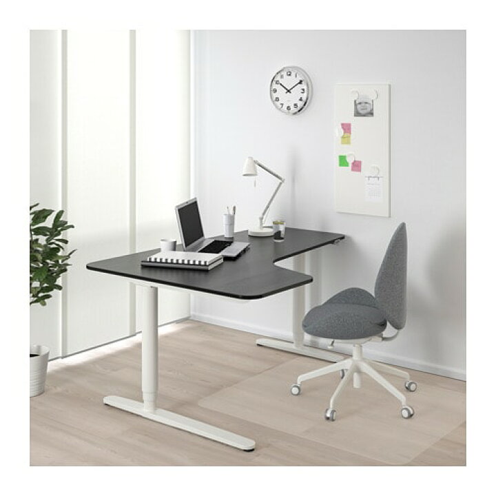楽天市場】[IKEA/イケア/通販]BEKANT ベカント コーナーデスク 左 電動 